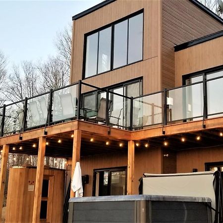 Chalet Serenity - Mont Tremblant Ski - Spa Sauna Wifi Tv Privet Chic Modern House Villa La Conception Luaran gambar