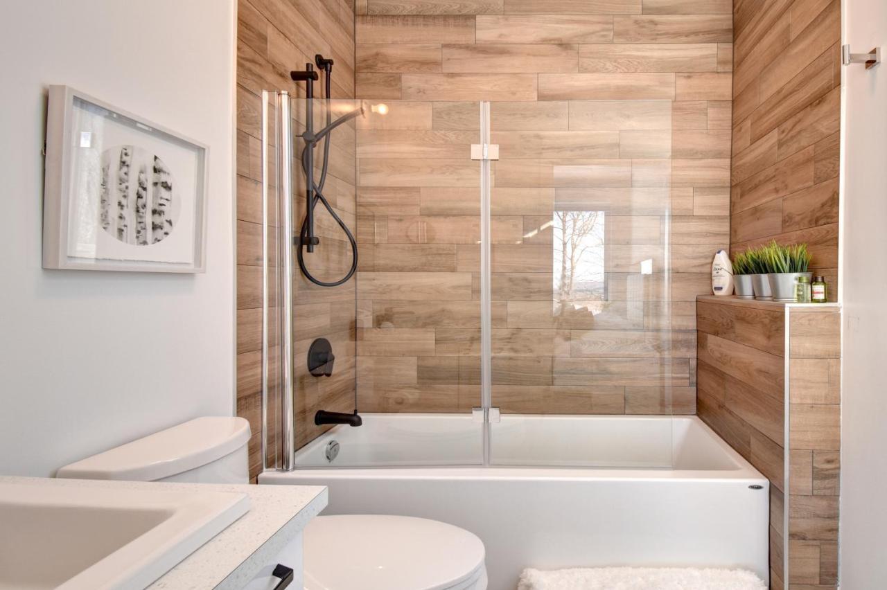 Chalet Serenity - Mont Tremblant Ski - Spa Sauna Wifi Tv Privet Chic Modern House Villa La Conception Luaran gambar