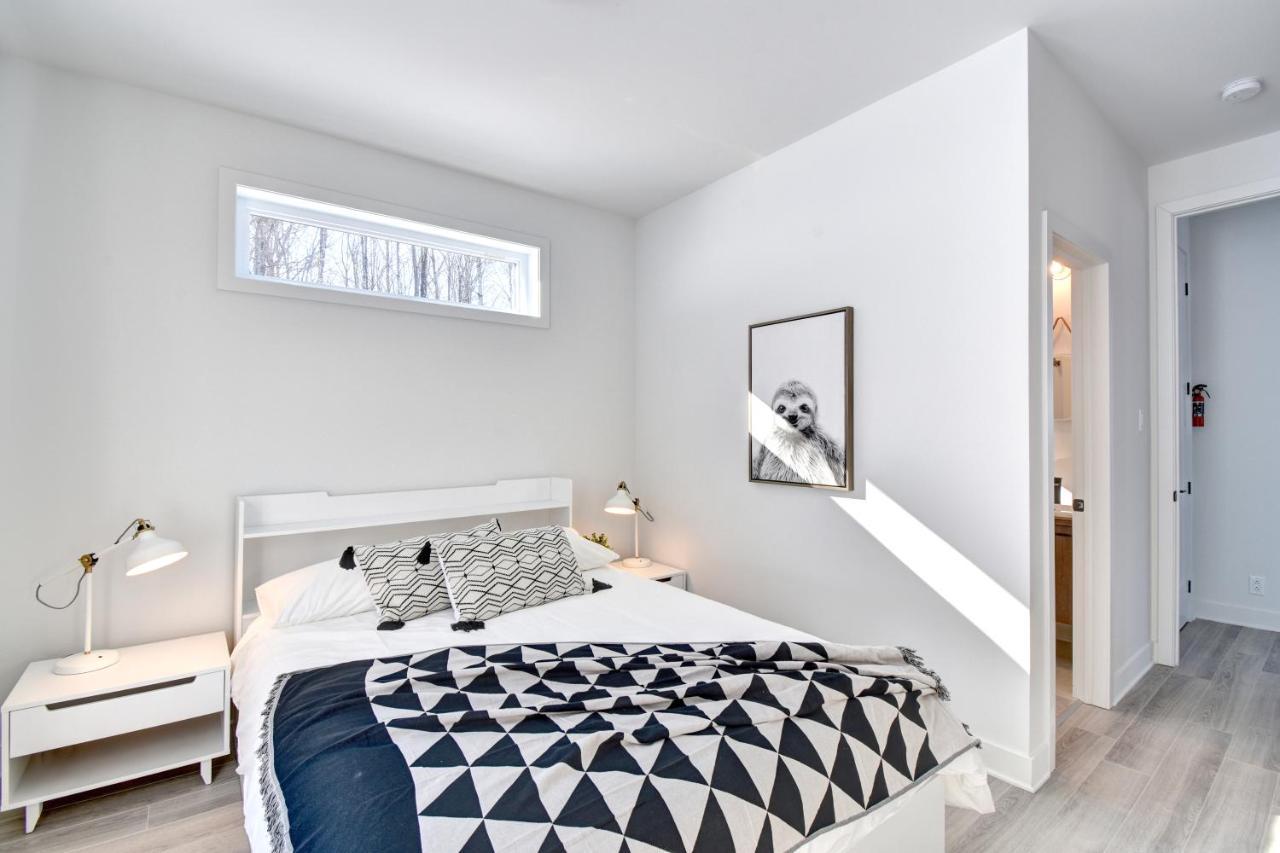 Chalet Serenity - Mont Tremblant Ski - Spa Sauna Wifi Tv Privet Chic Modern House Villa La Conception Luaran gambar