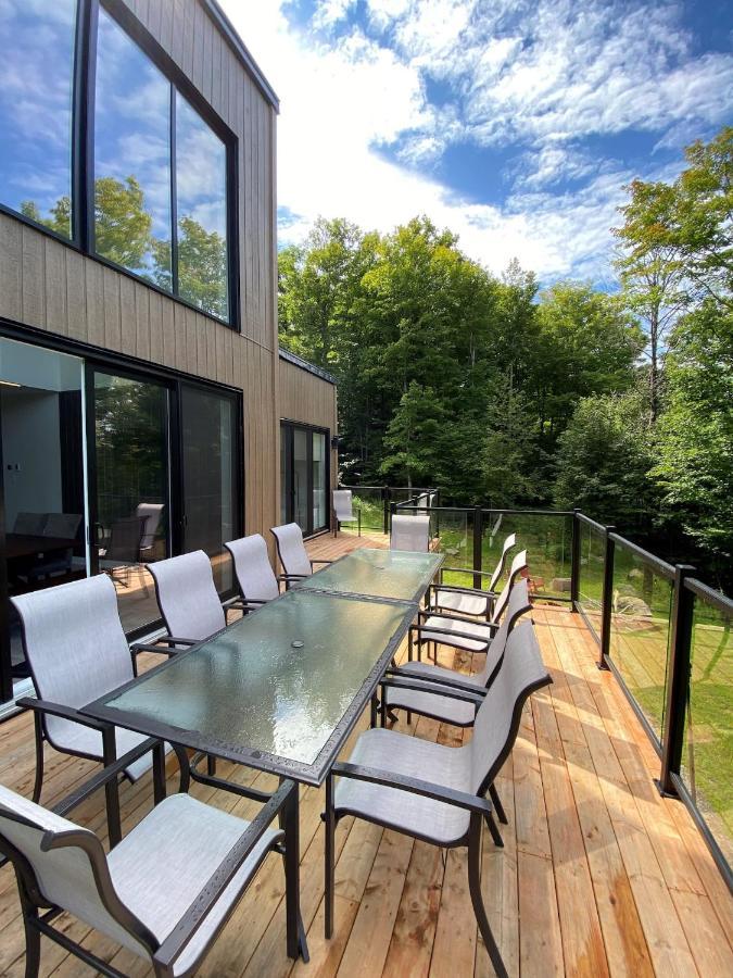 Chalet Serenity - Mont Tremblant Ski - Spa Sauna Wifi Tv Privet Chic Modern House Villa La Conception Luaran gambar