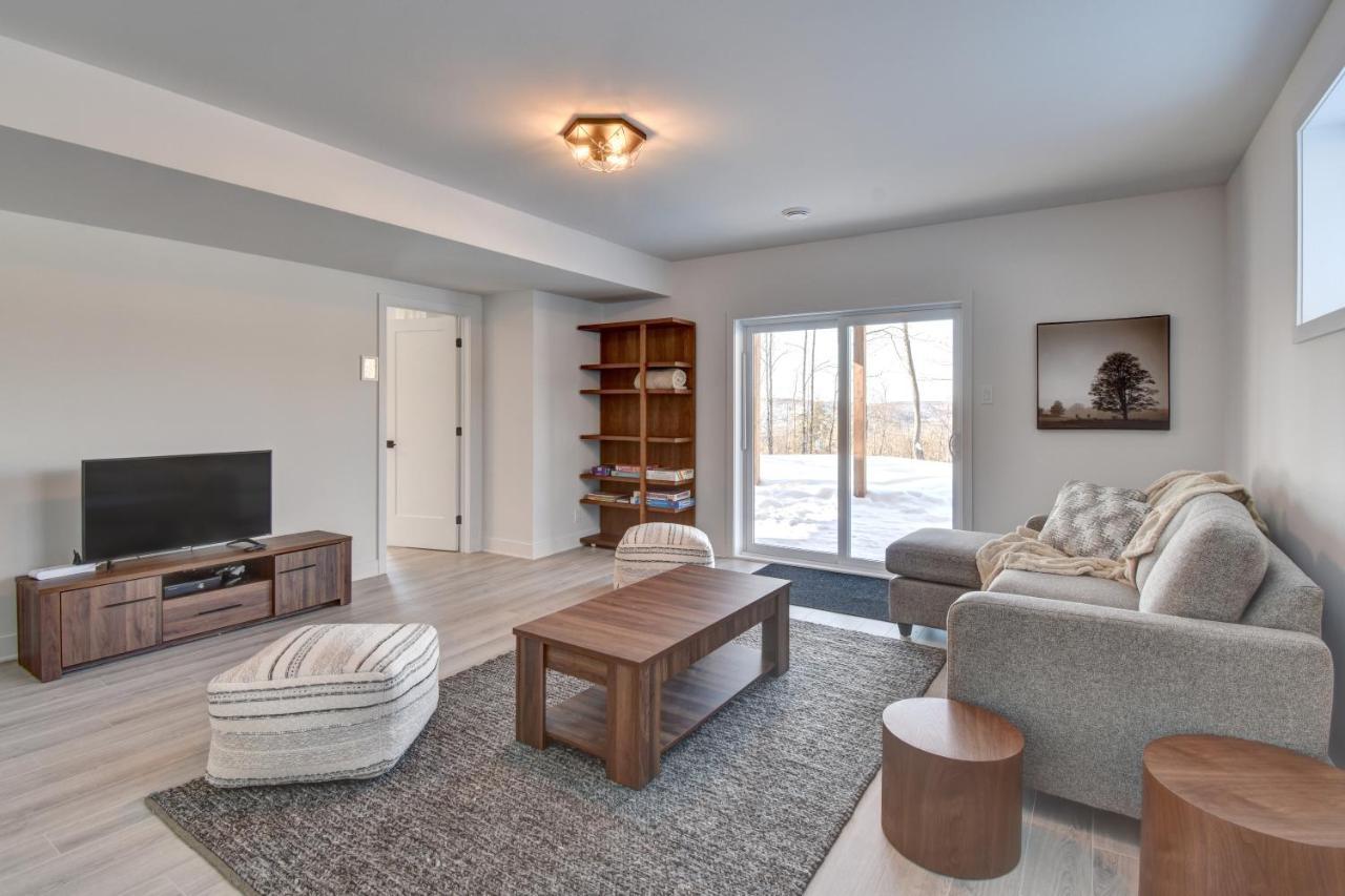 Chalet Serenity - Mont Tremblant Ski - Spa Sauna Wifi Tv Privet Chic Modern House Villa La Conception Luaran gambar