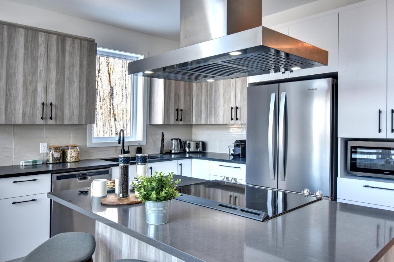 Chalet Serenity - Mont Tremblant Ski - Spa Sauna Wifi Tv Privet Chic Modern House Villa La Conception Luaran gambar